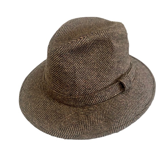 Stetson Accessories Vintage Stetson Fedora Tweed Hat Mens Bucket